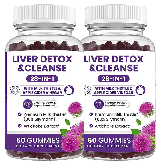 Liver Cleanse Detox & Cleanse Gummies Recipe - 2 Pack