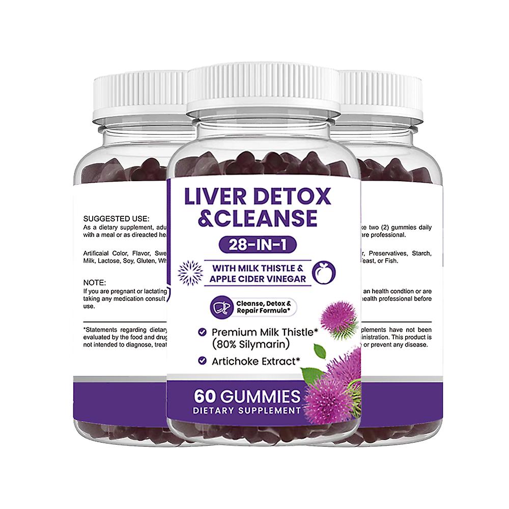 Liver Cleanse Detox & Cleanse Gummies Recipe - 3 Pack