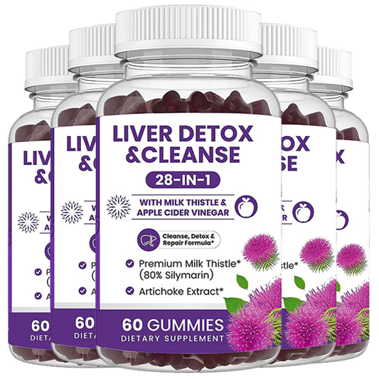 Liver Cleanse Detox & Cleanse Gummies Recipe - 5 Pack